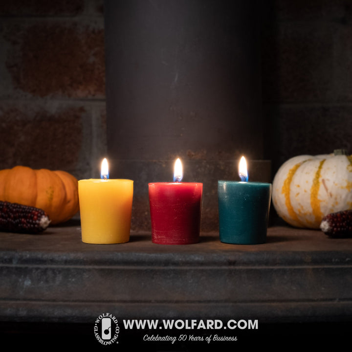 100% Beeswax Votive Candles - Refill