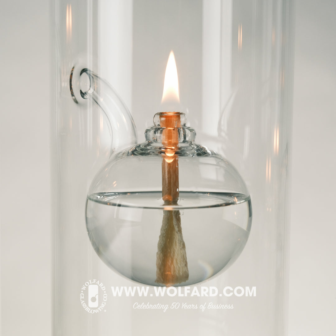 Wolfard Classic Oil Lamp - Wolfard Glassblowing Co.
