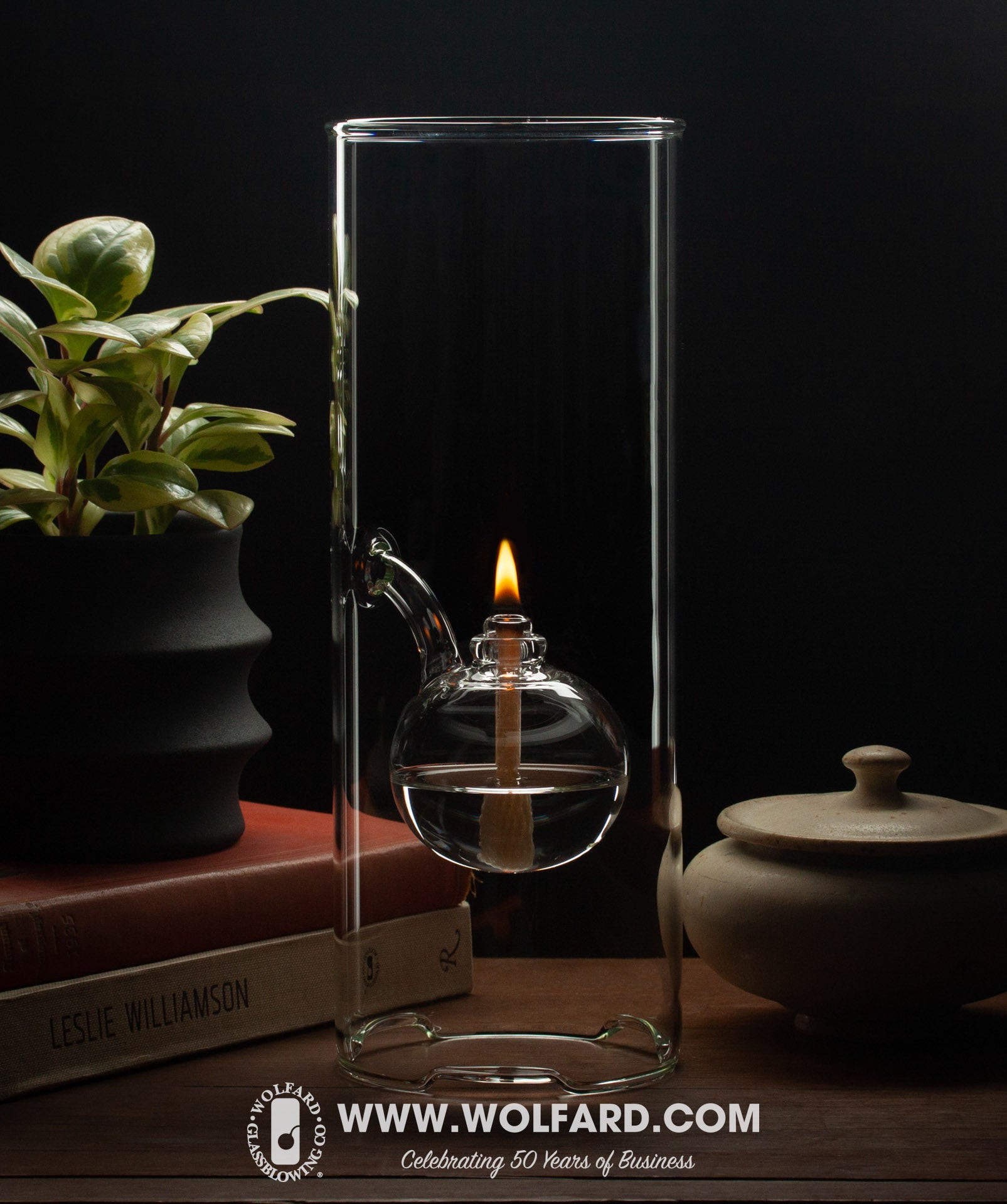 Wolfard Classic Oil Lamp – Wolfard Glassblowing Co.