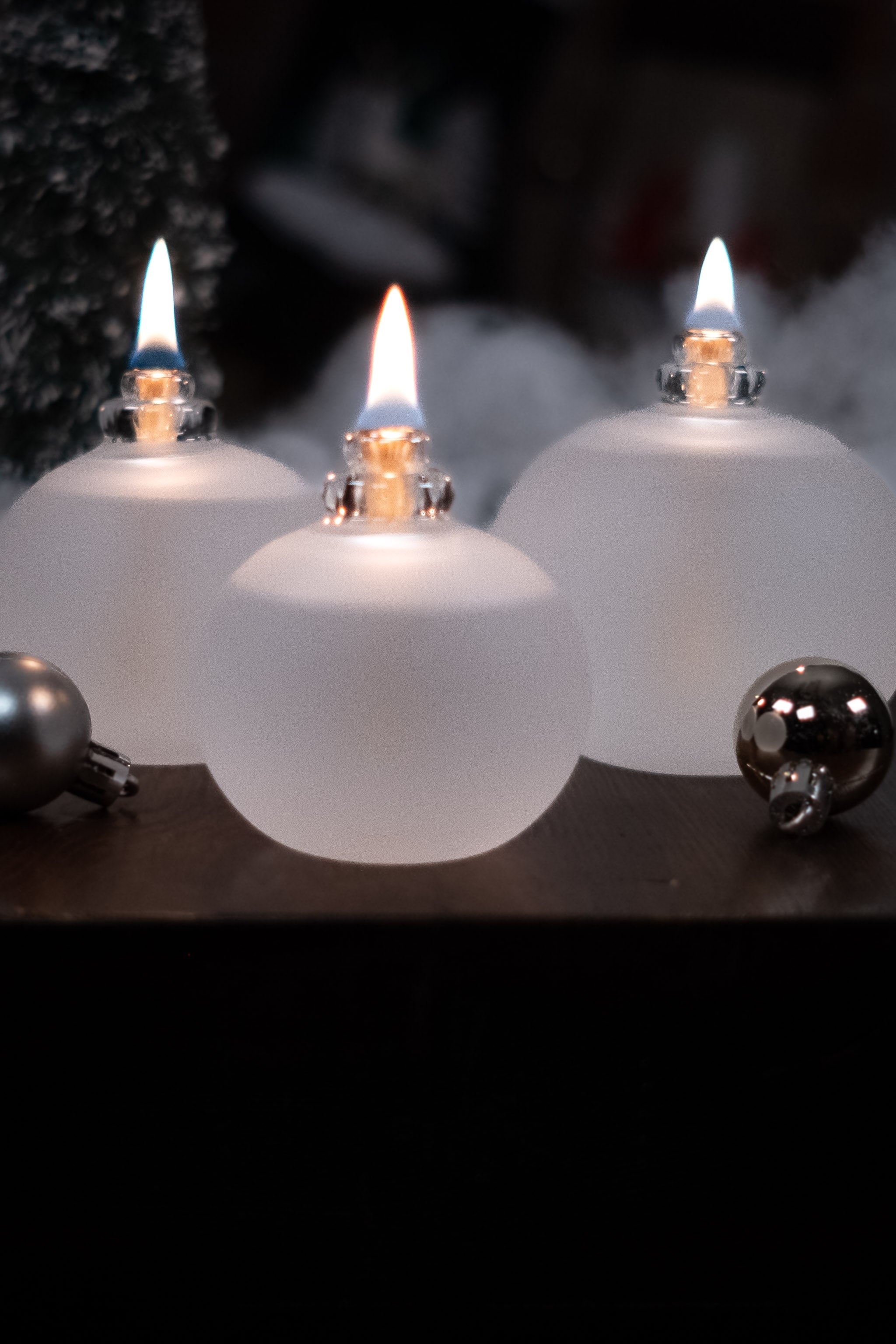 magnificent, green & white hand-blown glass candle holder