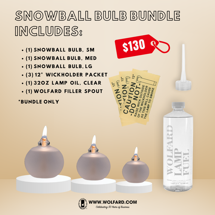 Wolfard Snowball Oil Lamps