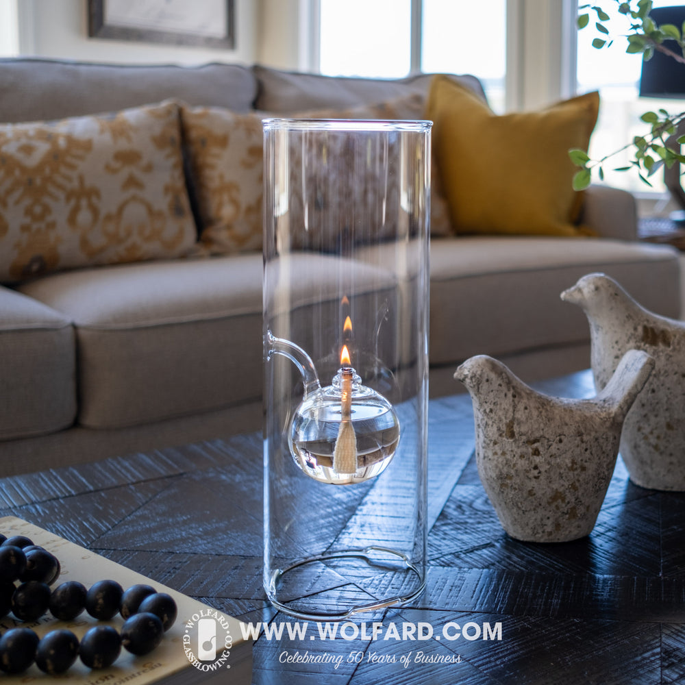 Wolfard Classic Oil Lamp - Wolfard Glassblowing Co.