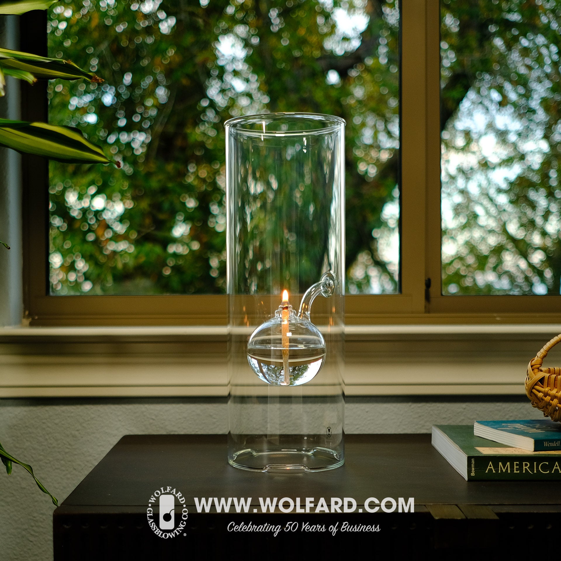 Wolfard Classic Oil Lamp – Wolfard Glassblowing Co.