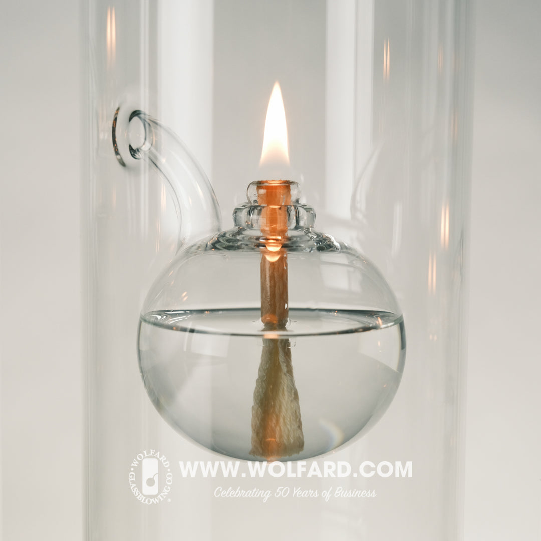Wolfard Oil Lamp Wick Holder – Wolfard Glassblowing Co.